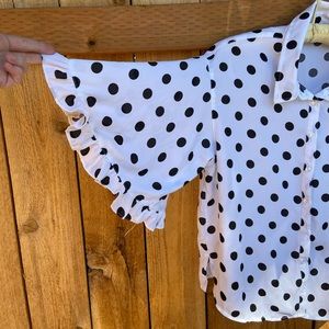 Zac & Rachel polka dot top